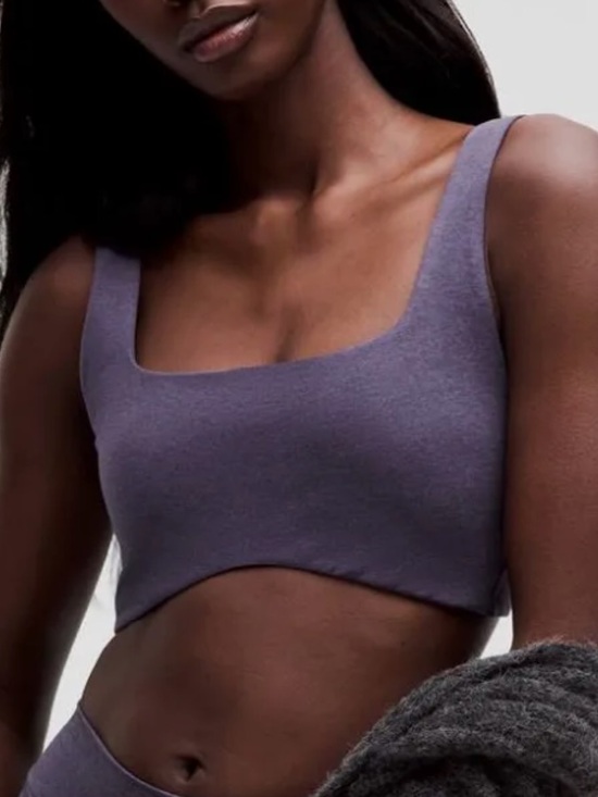 lululemon athletica Other - NWT Lululemon 🔥 Soft Sueded Light Support B/C Cup Purple Sports Bra & free tote